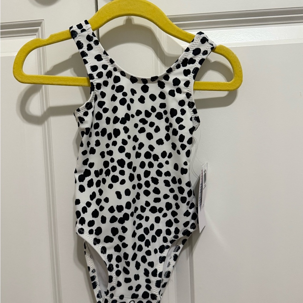 NEW! Old Navy Swimsuit - Black/White Polka Dot